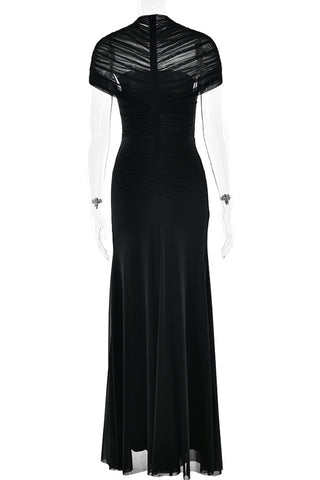 Elegant Cutout Evening Gown