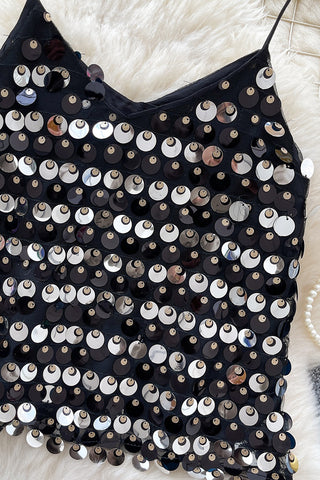 Sequin Embellished Camisole Top