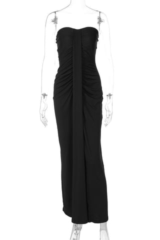 Elegant Strapless Evening Dress