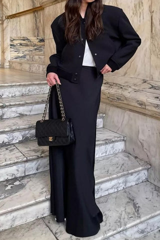 Elegant Maxi Skirt with Sleek Design