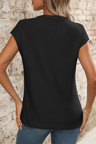 Sleeveless V-Neck Knit Sweater Vest