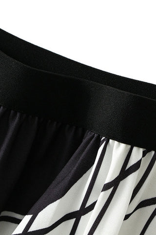 Flowing Pleated Midi Skirt