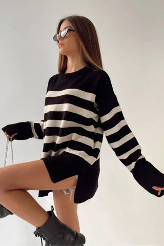 Striped Oversized Sweater