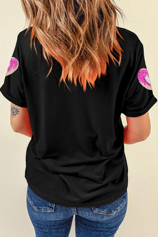 Donut Heart Valentines Graphic Tee