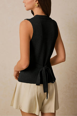 Shell-Button Accent Tank Top