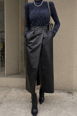 Elegant High-Waist Skirt