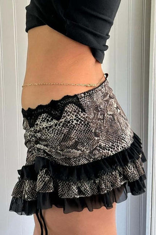 Flirty Tiered Mini Skirt