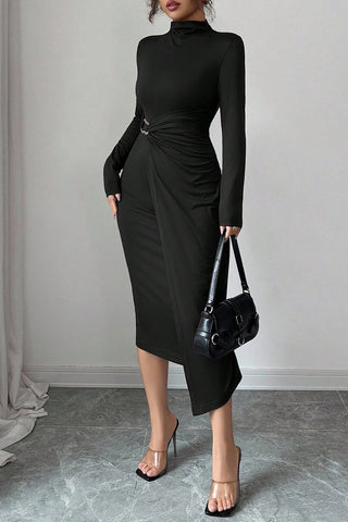 Elegant Asymmetric Evening Dress