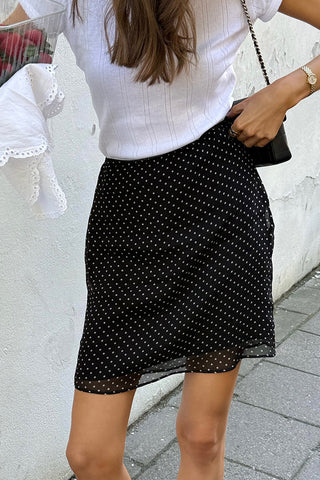 Polka Dot Mini Skirt