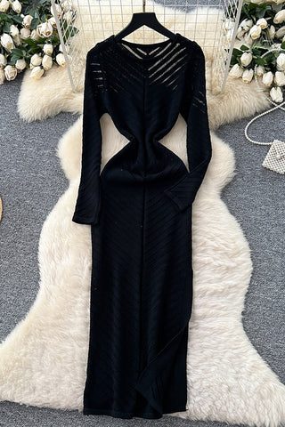 Flowy Knit Casual Dress