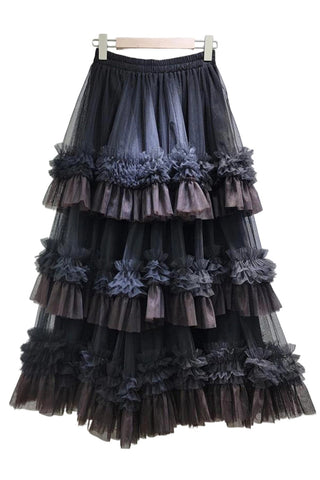 Tiered Ruffle Skirt