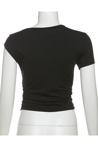 Asymmetric Cut-Out Tee