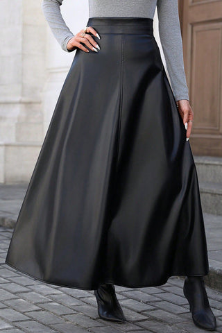 Elegant High-Waisted Maxi Skirt