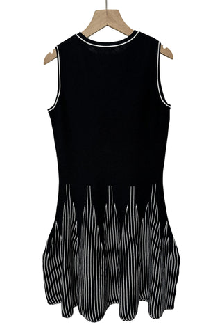Sleeveless Striped Casual Dress