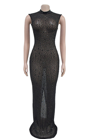 Elegant Beaded Night Out Dress