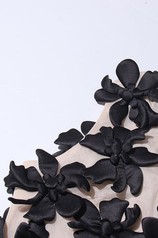 Floral Appliqué Sleeveless Tank