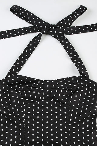 Polka Dot Halter Tank Top