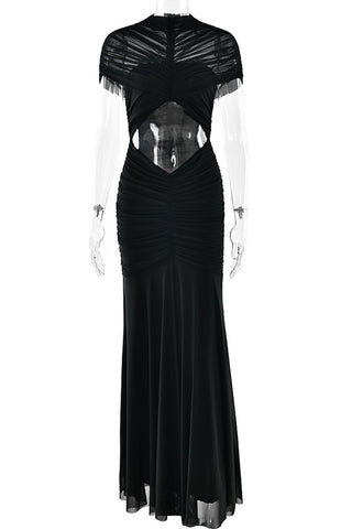 Elegant Cutout Evening Dress