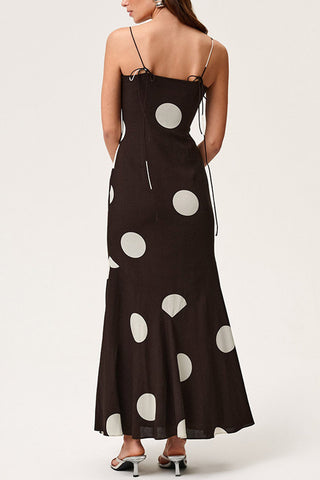 Polka Dot Spaghetti Strap Dress
