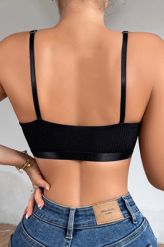 Strappy V-Neck Bralette Top