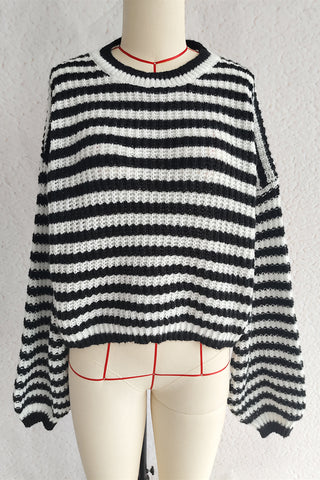 Striped Knit Sweater