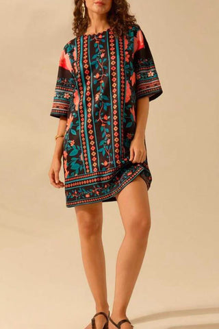 Graphic Print T-Shirt Mini Dress