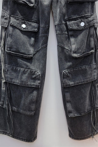 Multi-Pocket Casual Pants