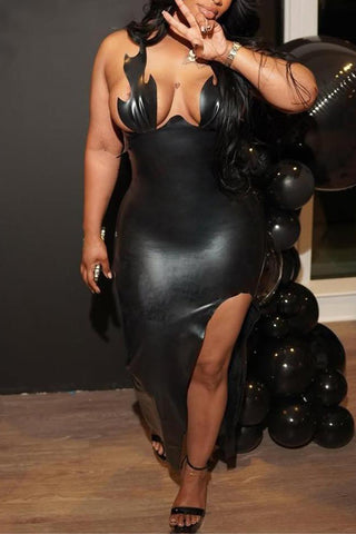 Sleek Strappy Casual Dress