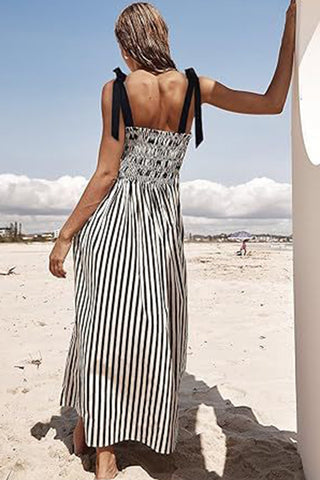 Striped Smocked Sundress
