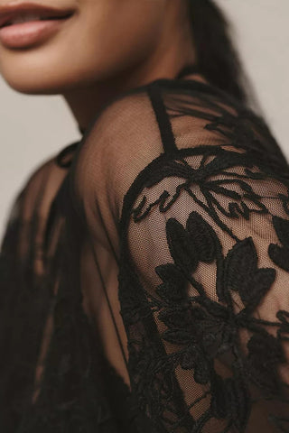 Floral Lace Sheer T-Shirt