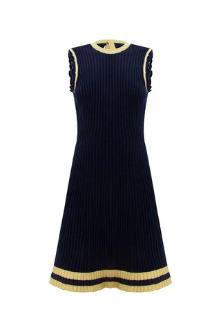 Sleeveless Knit Casual Dress