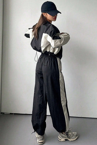 Sporty Track Pants Set