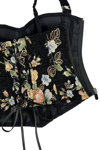 Floral Corset-Style Camisole