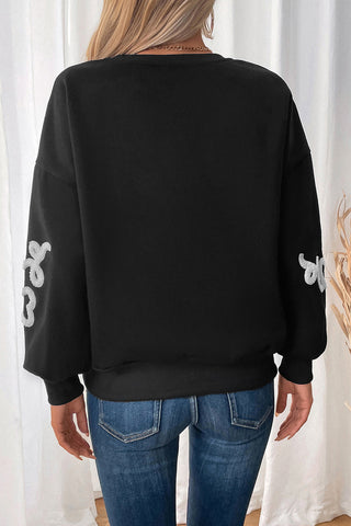 Heart Motif Pullover Top