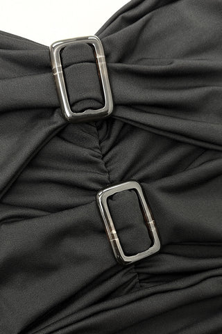 Strapless Buckle Dress