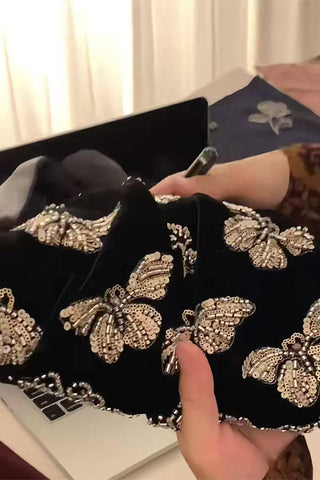 Butterfly Motif Shoulder Bag