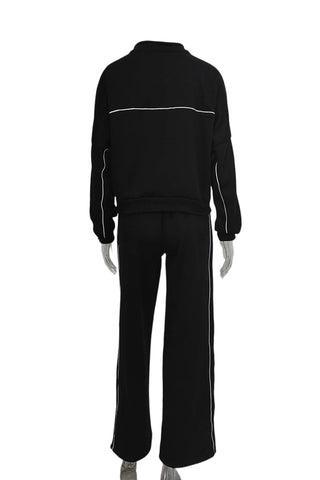 Stylish Two-Piece Track Suit Set