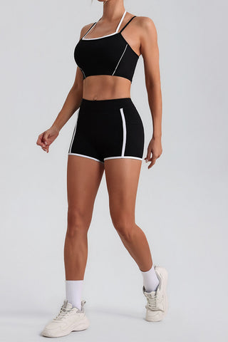 Strappy Cropped Tank Top