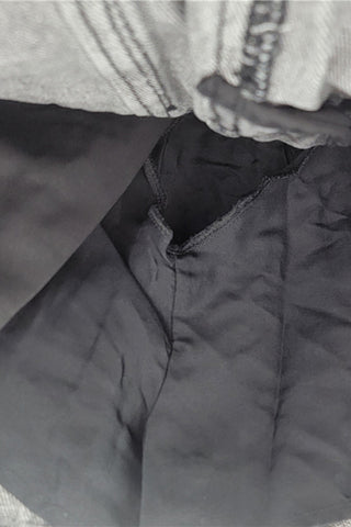 Patch Denim Mini Skirt