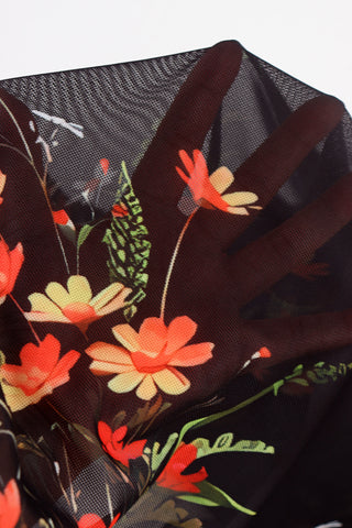 Floral Ruffle Tiered Casual Dress