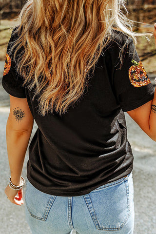 Playful Pumpkin Pattern T-Shirt