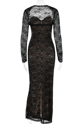 Elegant Lace Evening Dress
