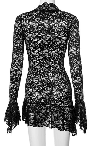 Lace V-Neck Night Out Dress