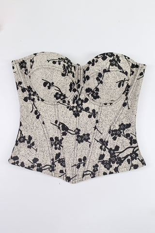 Floral Bustier Tank Top