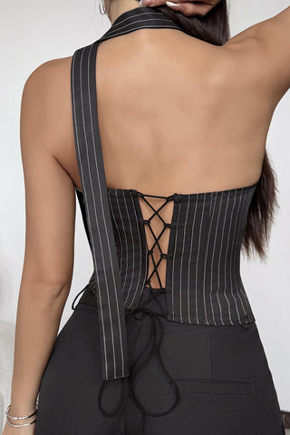 Striped Corset Tank
