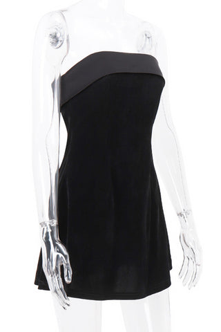 Strapless Casual Skater Dress