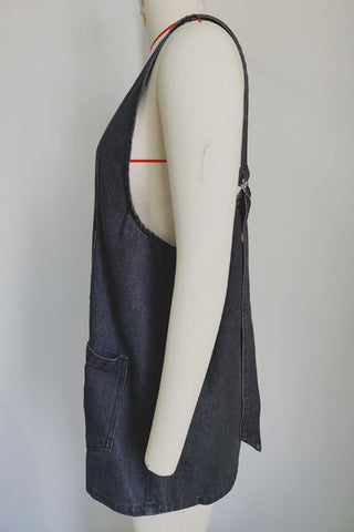 Sleeveless Denim A-Line Dress