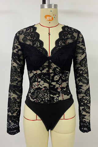 Lace Elegance Bodysuit