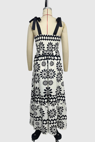 Floral Print Casual Maxi Dress