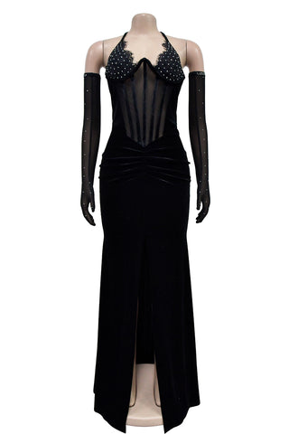 Elegant Evening Gown with Split Detail